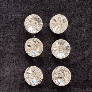 Swarovski Clear Crystal Buttons
